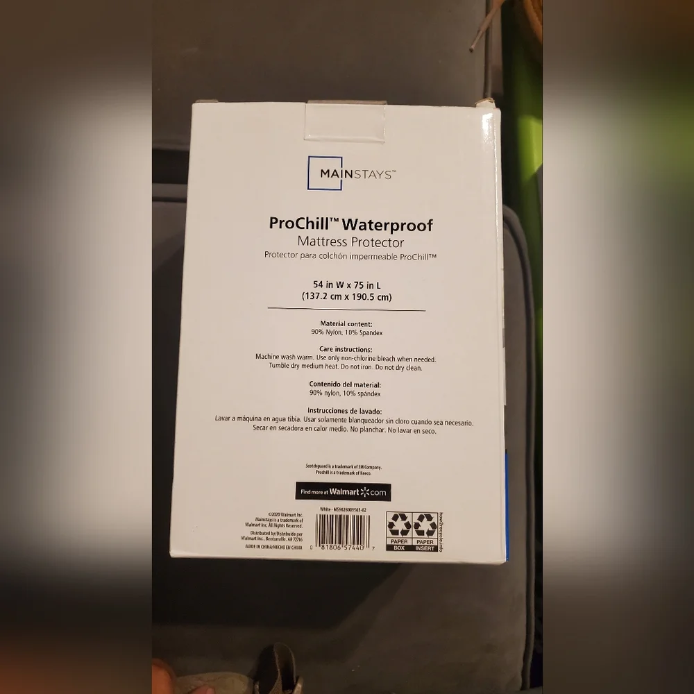 Pro chill water proff matress cover.